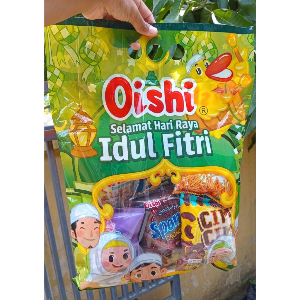 

HAMPERS LEBARAN OISHI IDUL FITRI PACK- hampers oishi murah meriah