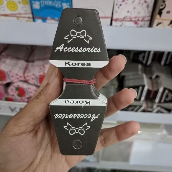 

100 lembar Kar Hang Tag Label Kertas Penjepit Gantungan Kartu Kalung Gelang Aksesoris