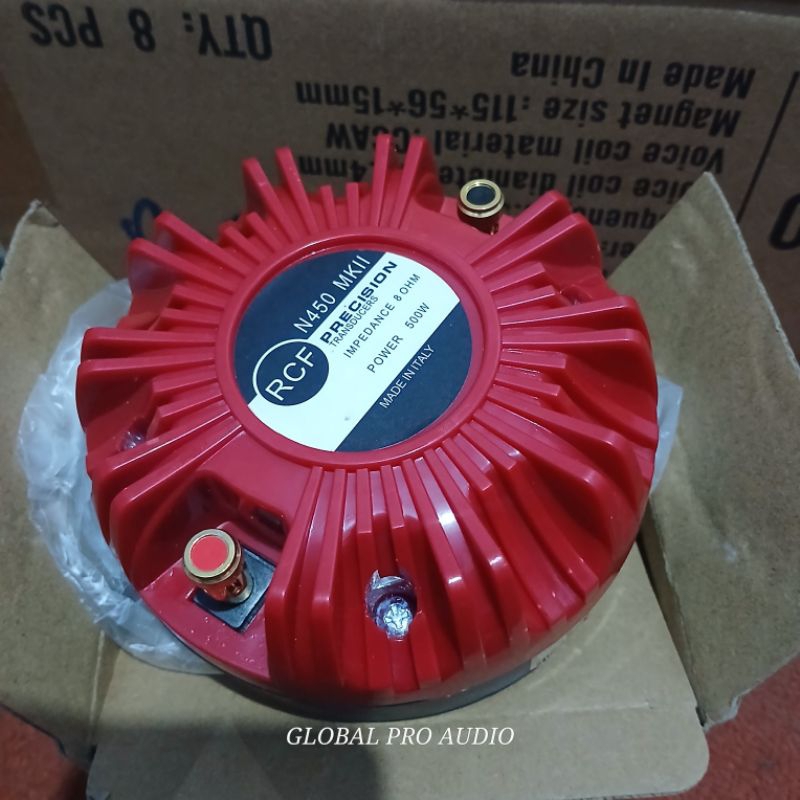 DRIVER TWEETER RCF N450 mk2/TWITER RCF N450 MK II MERAH KWALITAS BAGUS