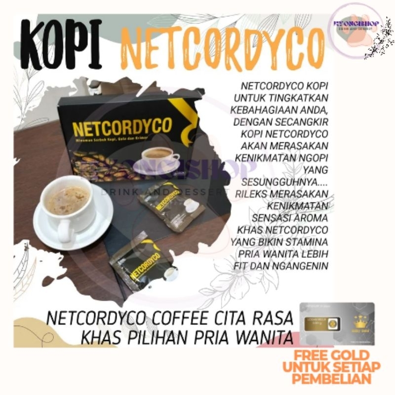 

NETCORDYCO ISI 3 SACHET / KOPI KESEHATAN / KOPI KORDIKO