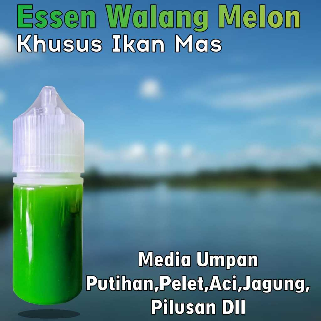 Essen Ikan Mas Rame Aroma walang melon 30ml By Raja Podium, Essen Ikan Mas Khsusu Ikan Rame Ikan Bal