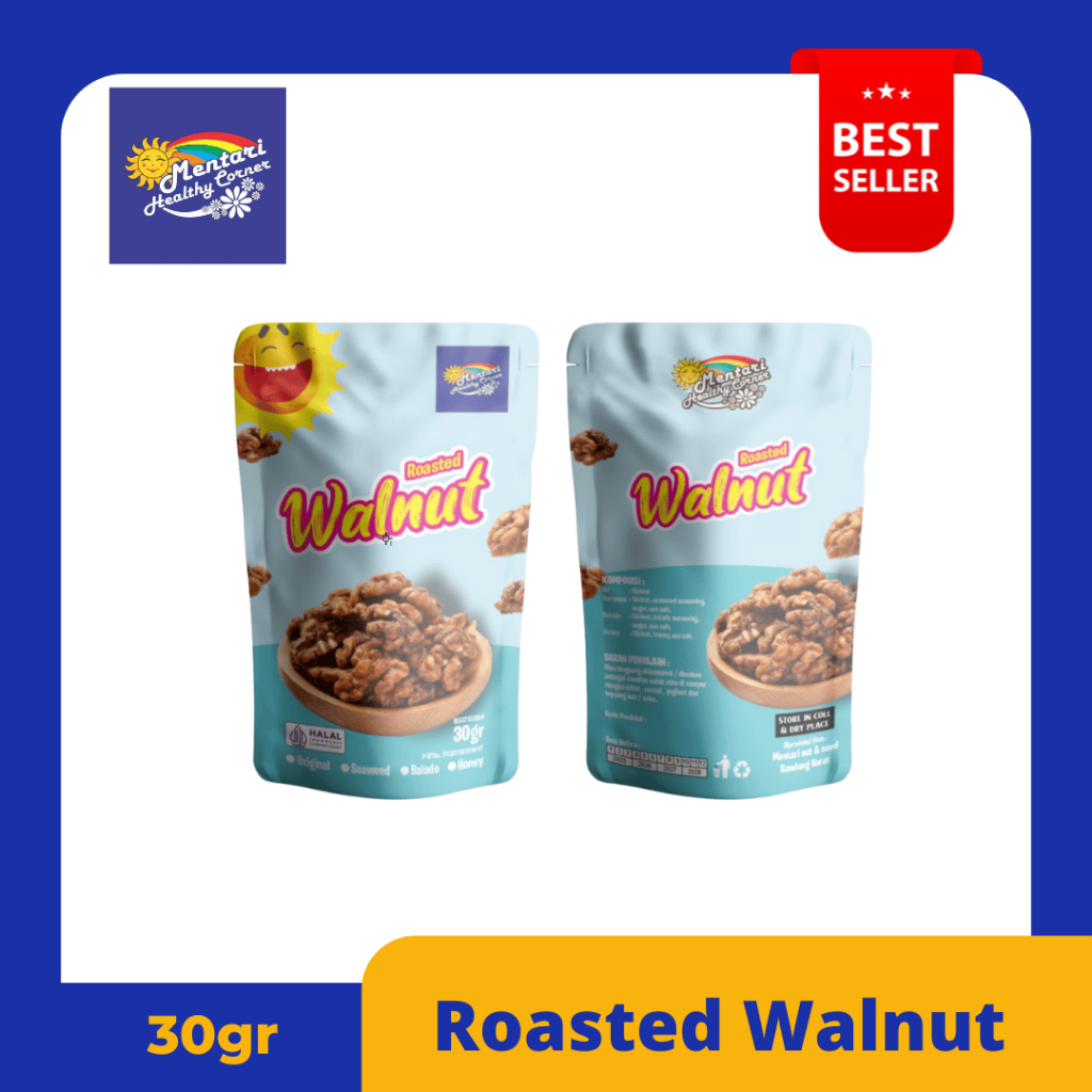 

Roasted Walnut 30gr / Walnut Panggang 30gr (Pouch Travel Size)