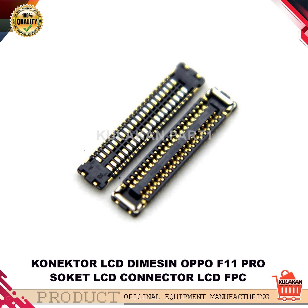 Konektor Lcd dimesin OPPO F11 PRO Soket Lcd Connector Lcd Fpc Oppo F11 Pro