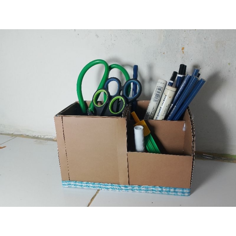 

ready cod tempat pensil dari kardus kalimantan