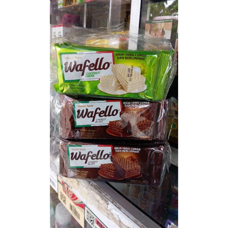 

WAFELLO RENCENG KEMASAN 1000 ISI 10PCS