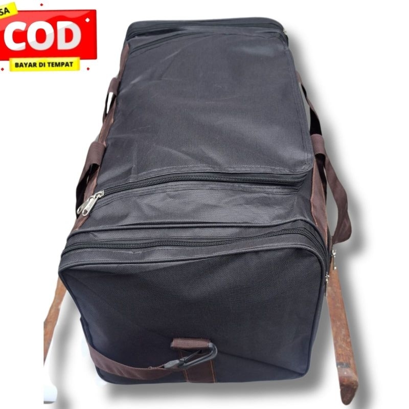 TAS TRAVEL BESAR PAKAIAN JUMBO Travel Bag Besar  Hitam Tas Baju Liburan Tas Mudik Kerja Awet Kuat Co