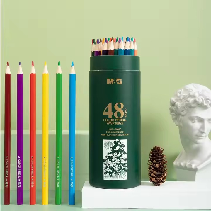 

PENSIL WARNA - M&G PENCIL COLOR HEXAGON 48 COLORS - PENSIL WARNA #AWP36828