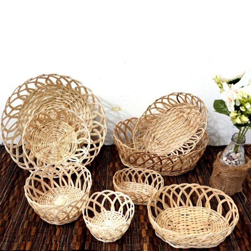 Keranjang Hampers Rotan Parcel - Keranjang Hampers