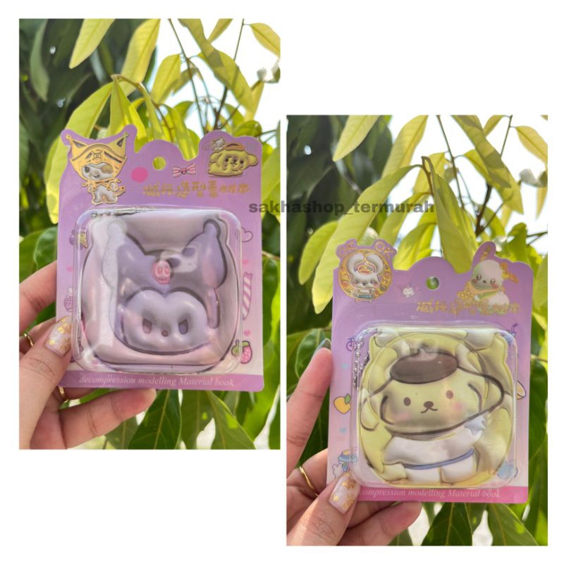 

SAKHA- NOTEBOOK SANRIO 3D | MAINAN CATATAN ANAK KUROMI PURIN BUKU CATATAN MINI