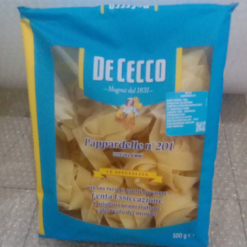 

de cecco pappardelle 500 gr pasta pappardelle