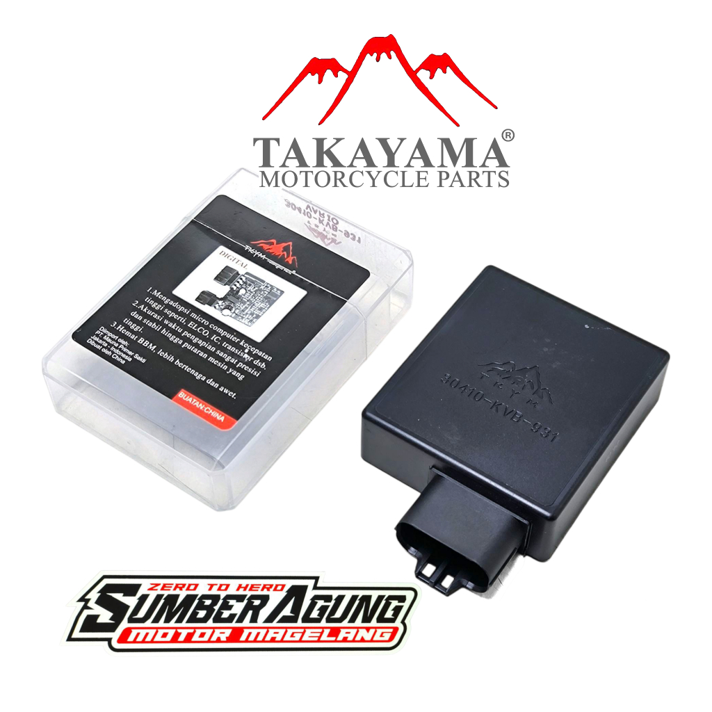 CDI Unit Digital Honda Vario 110 Techno Cw Karbu Original Takayama 30410-KVB-931