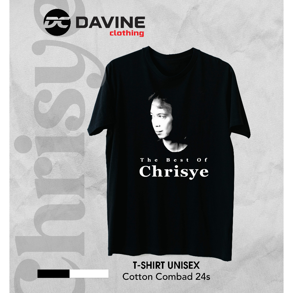 KAOS CRHISYE THE BEST / KAOS MUSIC CHRISYE / BAJU BAND PRIA WANITA / COTTON COMBAD 24S