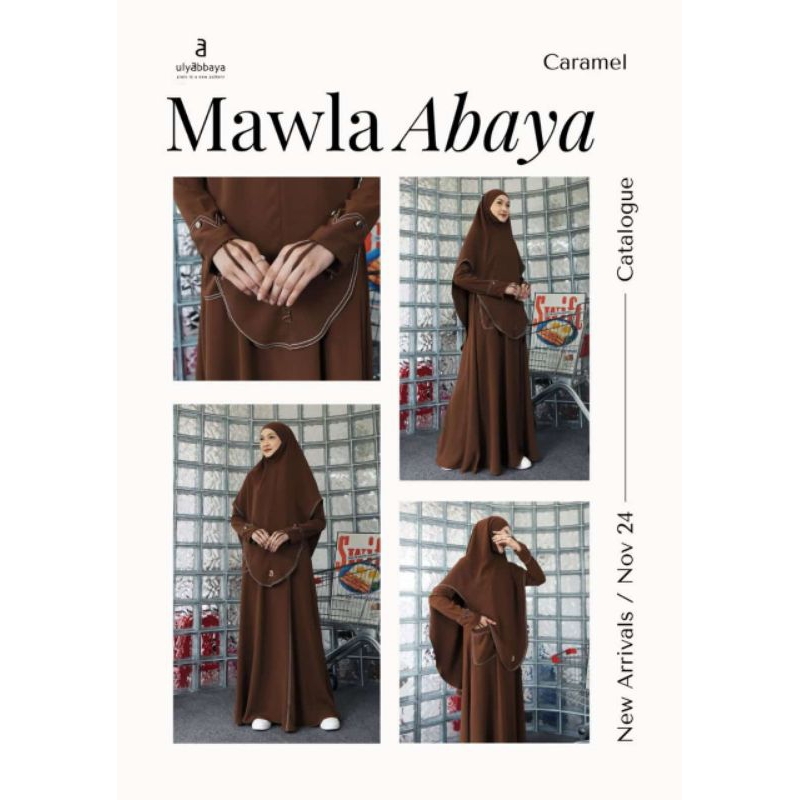 ULYAHIJAB/Mawla set fk+cadar by Ulya hijab/set abaya/set fk/set terbaru