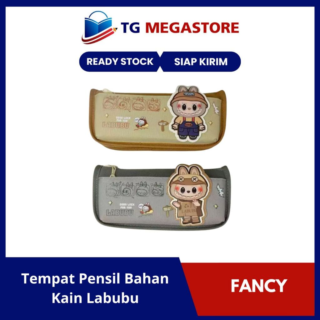 

Tempat Pensil Bahan Kain Labubu Fancy