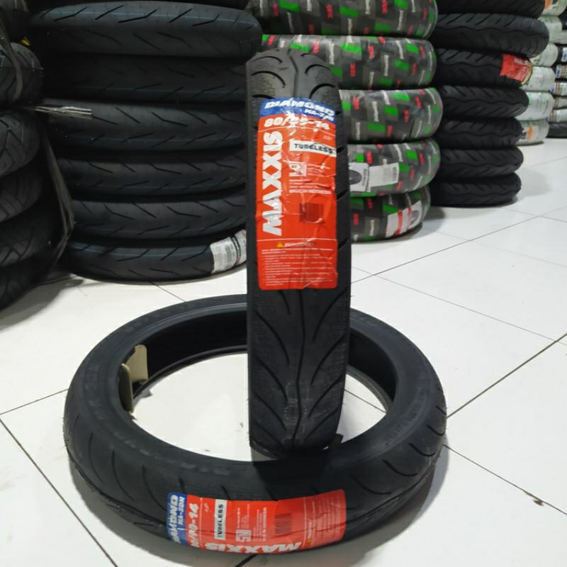 BAN MAXXIS DIAMOND UKURAN 80/90-14 DAN 80/80-14 ORIGINAL MAXXIS