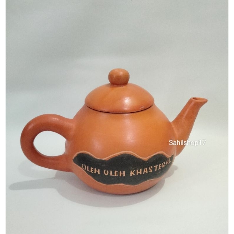 Poci Tanah Liat Khas Tegal Poci Tulisan Oleh-Oleh Khas Tegal