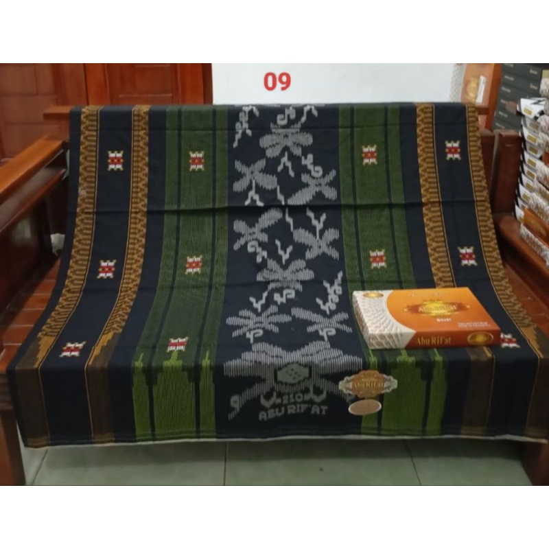 Sarung Abu Rifat Songket Silver, Gold