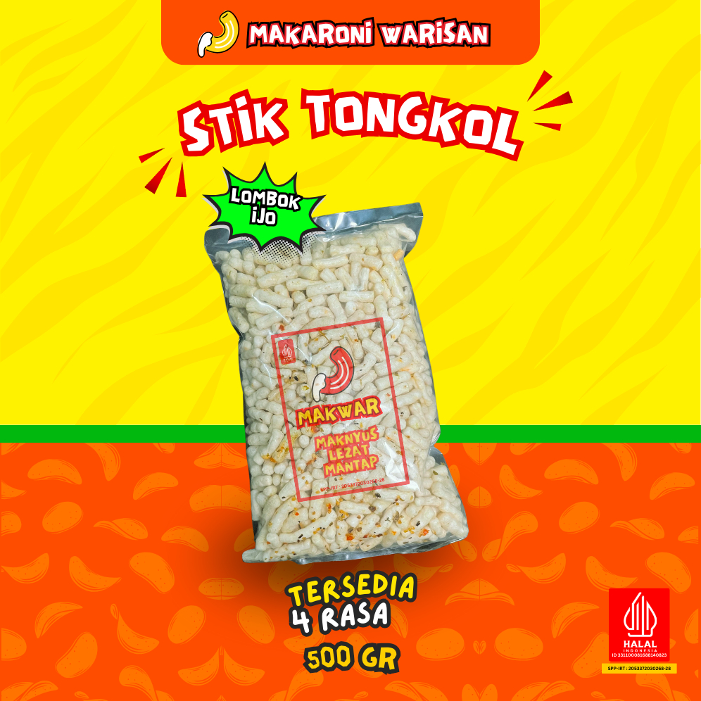 

Nycyta Home (1/2 Ball) Kerupuk Stik Ikan Tongkol (500Gr) - Makanan Ringan Krupuk Cemilan Halal