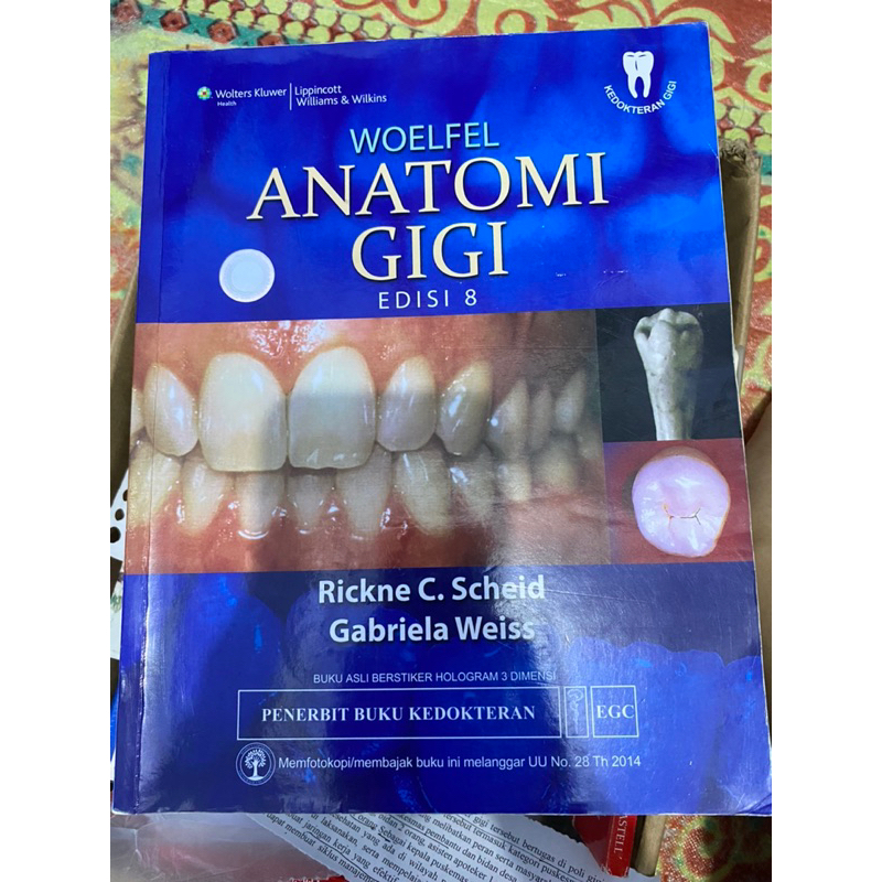 Buku anatomi gigi PRELOVED