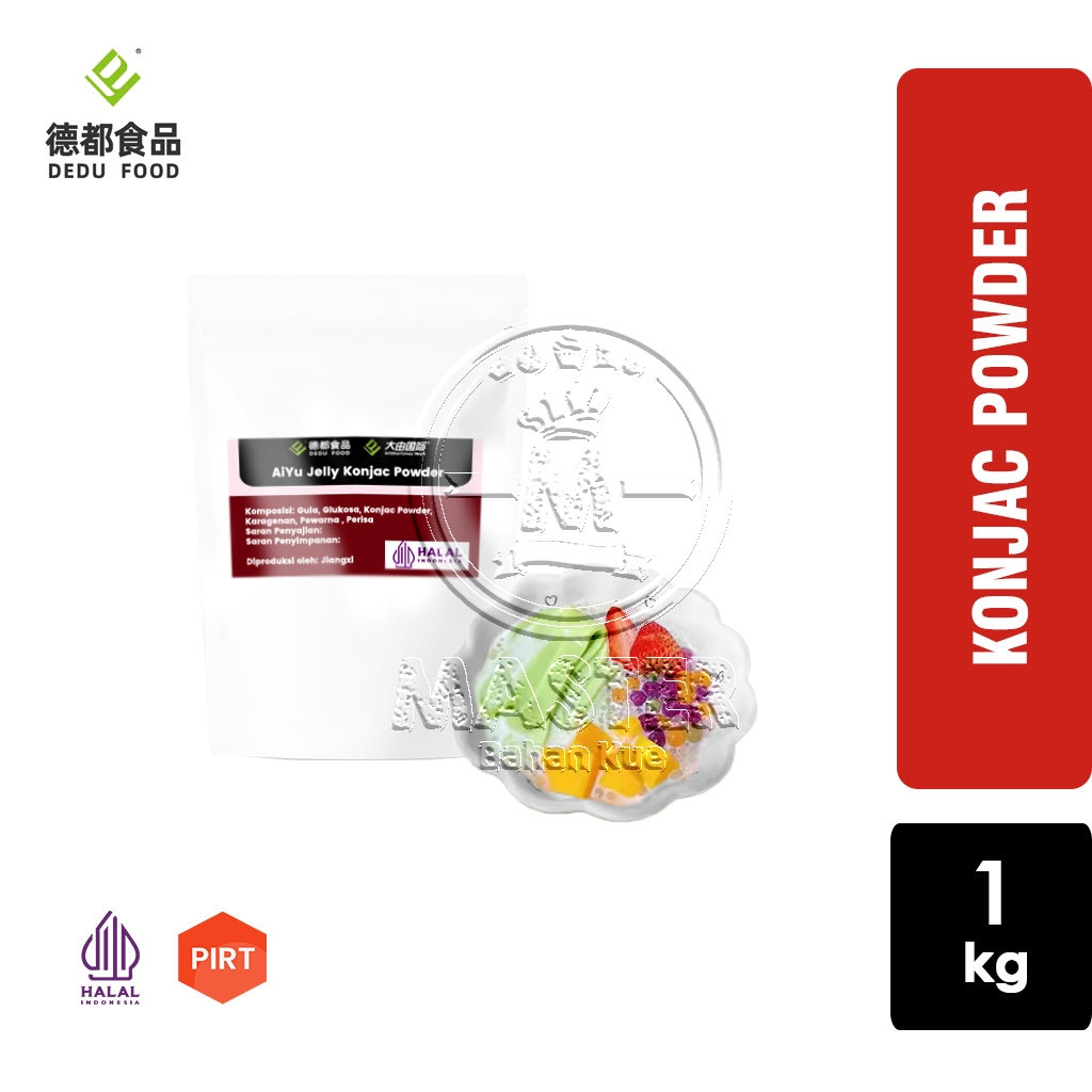 

Konjac Powder AiYu Bubuk Jelly Agar Konnyaku [Pouch 1kg]