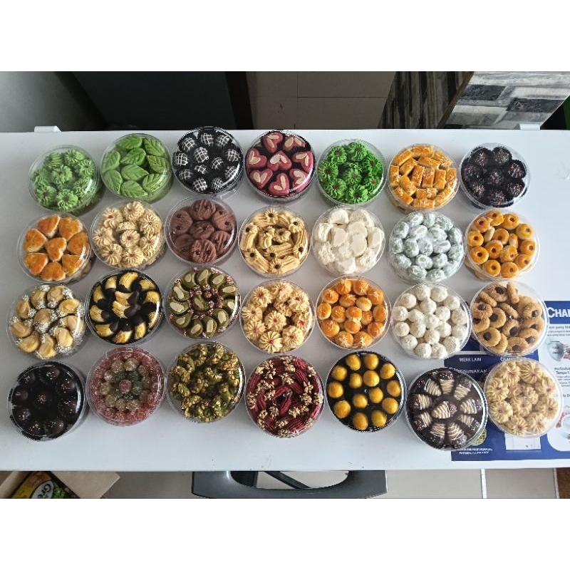 

Kue Kering Toples Berbagai Bentuk Toples 250gr