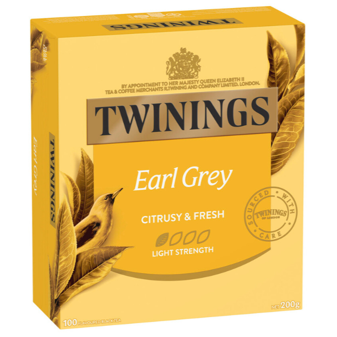 

Twinings Earl Grey Tea Bags 100 pack | 200g