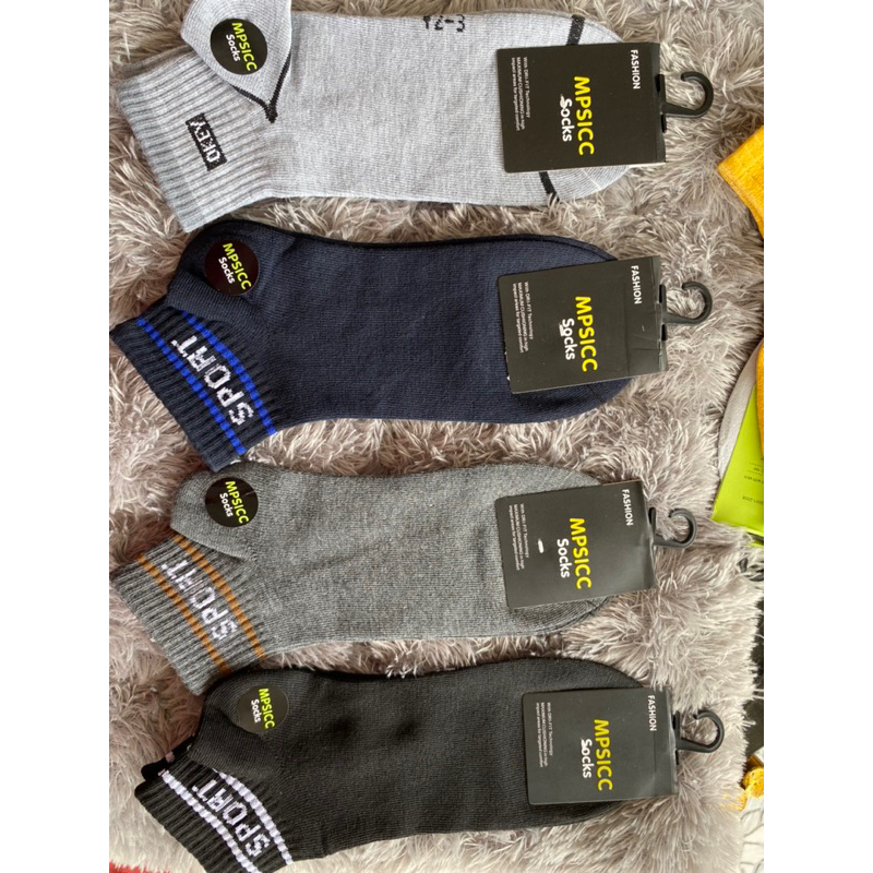 kaos kaki korea import semata kaki laki2 dewasa 4 pcs promo