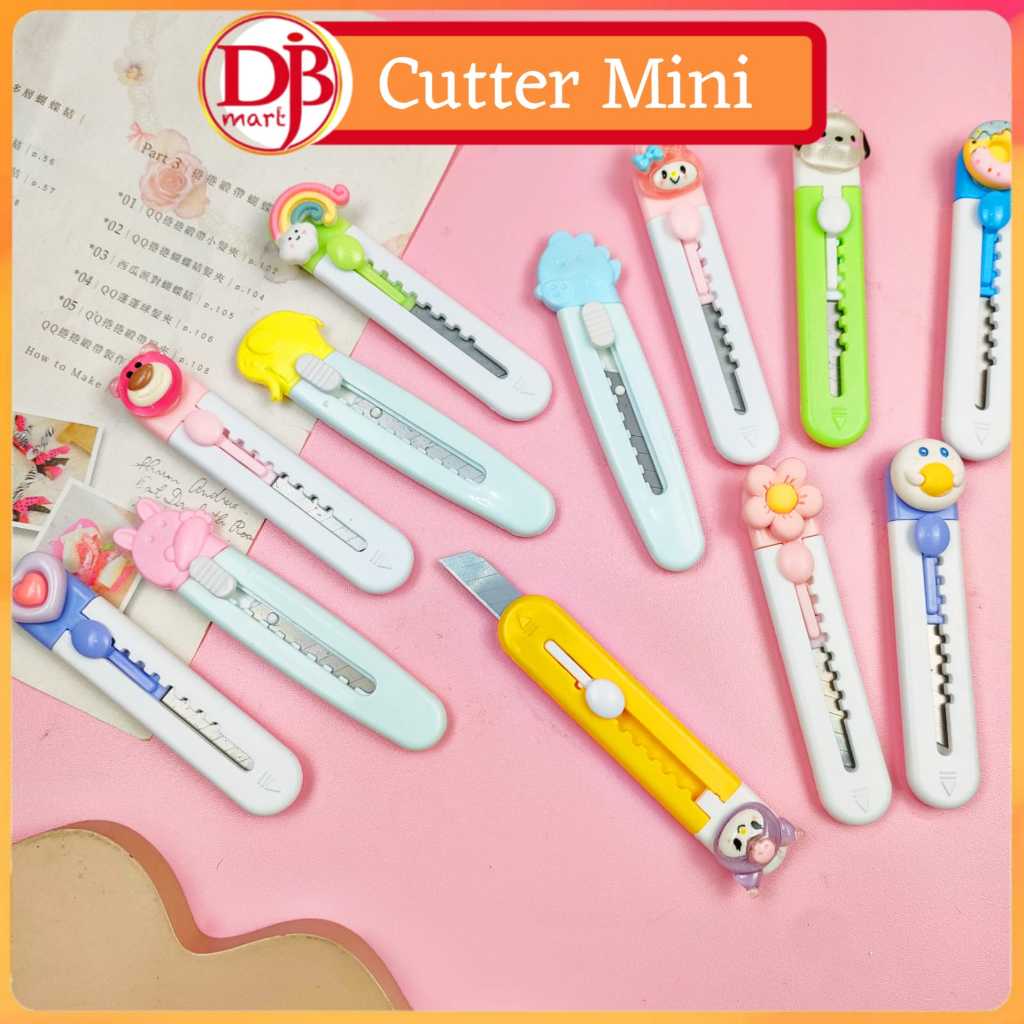 

DJB - Cutter Mini Lipat Karakter - Pisau Kecil Tajam | Pemotong Paket & Amplop