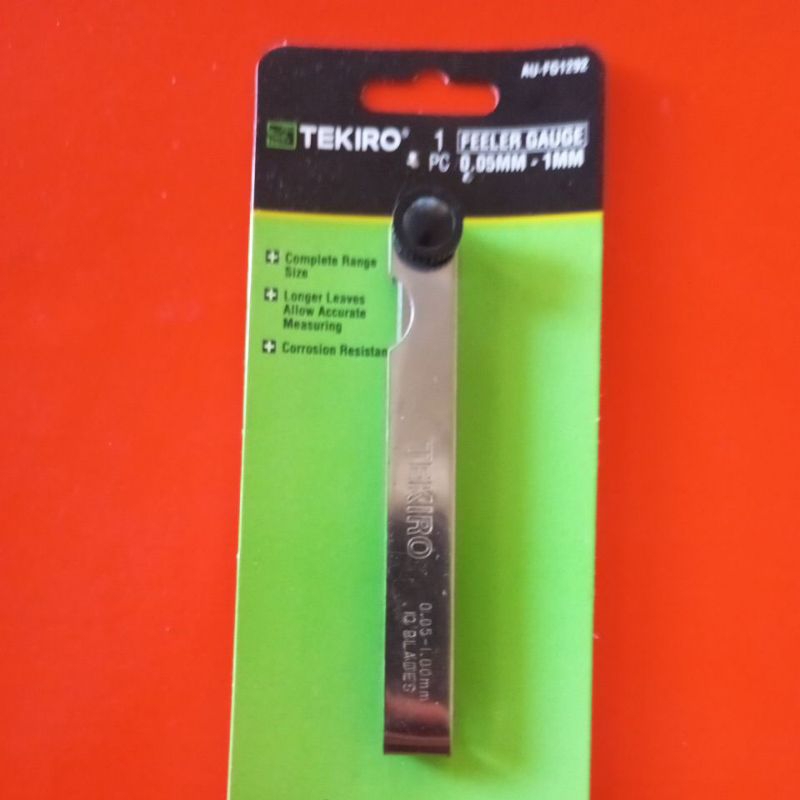 TEKIRO Puller Gauge/alat stelp klep 13 blades 0.05-1, 00 mm