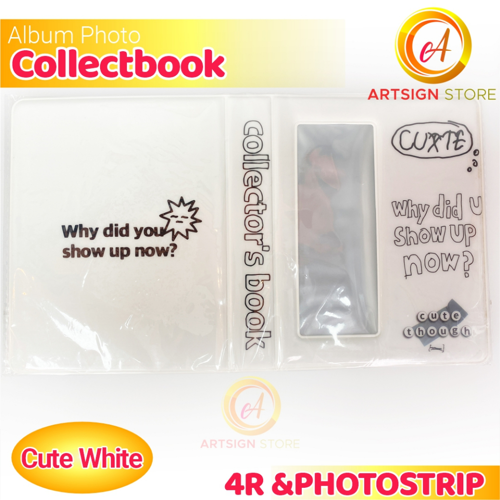 Album Foto 4R & Photostrip Album Collectbook Photostrip Album 4R Photostrip  Colorful Kpop Storage A