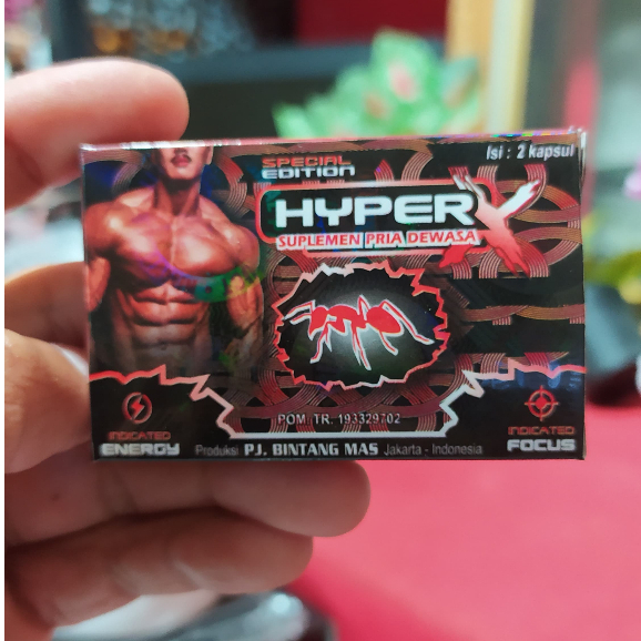 

TERMURAH !!! Madu Bubuk Herbal HIPER X ECER 1 Pack 2 Kapsul - COD PRIVASI