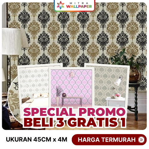 PAKET PROMO Wallpaper Dinding Batik Walpaper Dinding Batik Wallpaper Batik Wallpaper Dinding Motif B