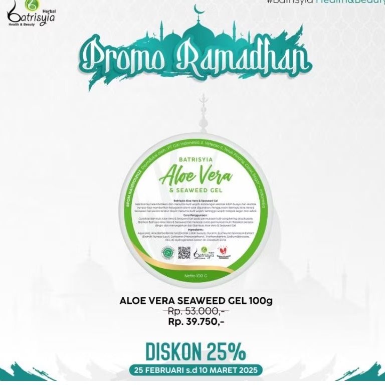 

PROMO Aloevera Seaweed 100gr