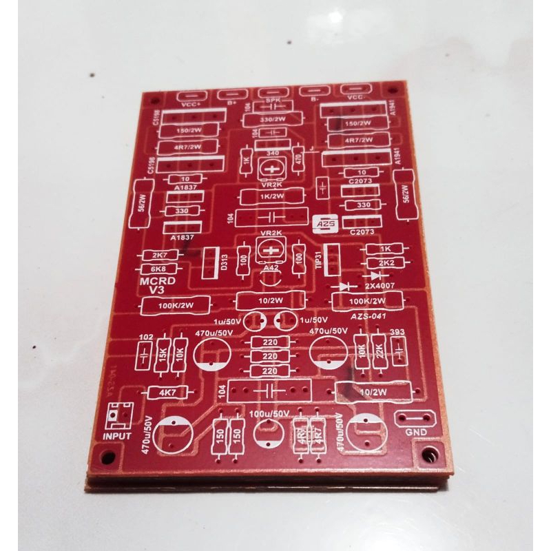PCB Power Amplifier MCRD V3 new merah