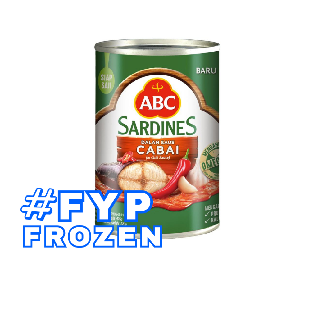 

ABC SARDEN SAUS EXTRA PEDAS 425GR IKAN SARDEN KALENG/MAKANAN KALENG