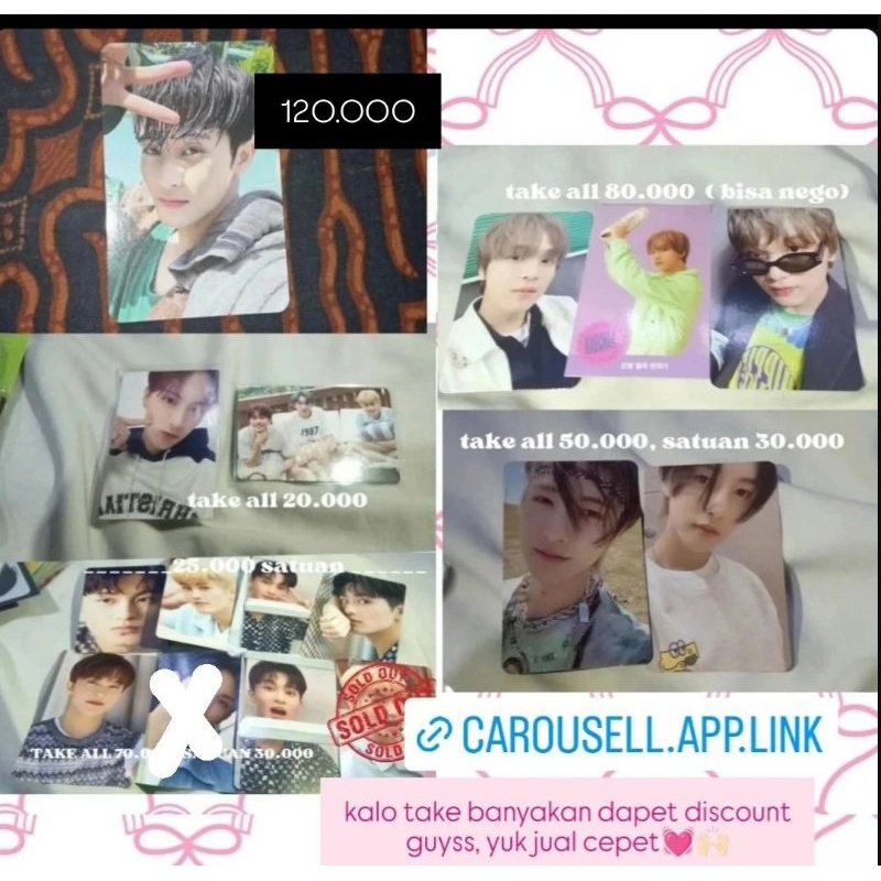 PHOTOCARD MARK LEE KECEBUR / MARK HANDUKAN  HELLO FUTURE ERA READY INA