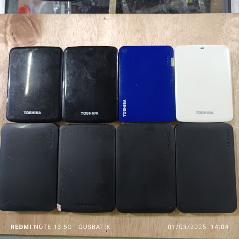 hard disk eksternal 1TB 1 TB Toshiba usb 3.0 hdd external seken bekas murah original