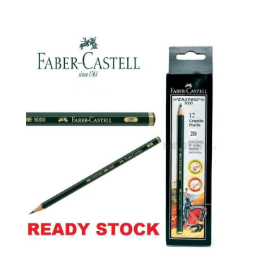 PENSIL FABER CASTELL 2B 9000 / 1 BOX ISI 12 PCS