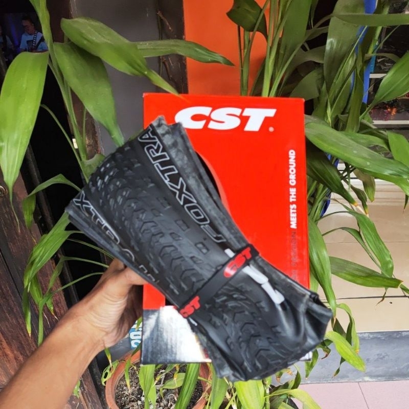 CST ban luar 26 x 1.95 ban kevlar sepeda mtb cst foxtrail 120 tpi