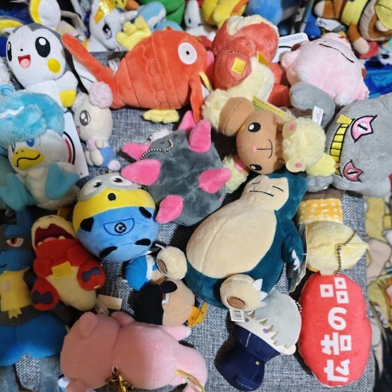 plush boneka mainan toys Pokemon digimon anime popmart labubu disney studio Ghibli pokemon fit Pokem