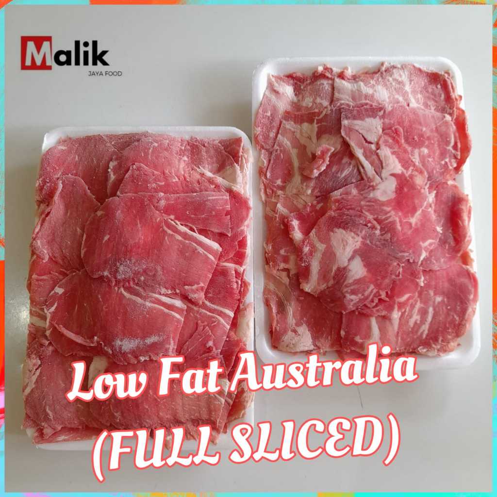 

Daging Sapi Daging Slice Beef Slice Low Fat AUSTRALIA sedikit lemak 500gr Vacuum Pack