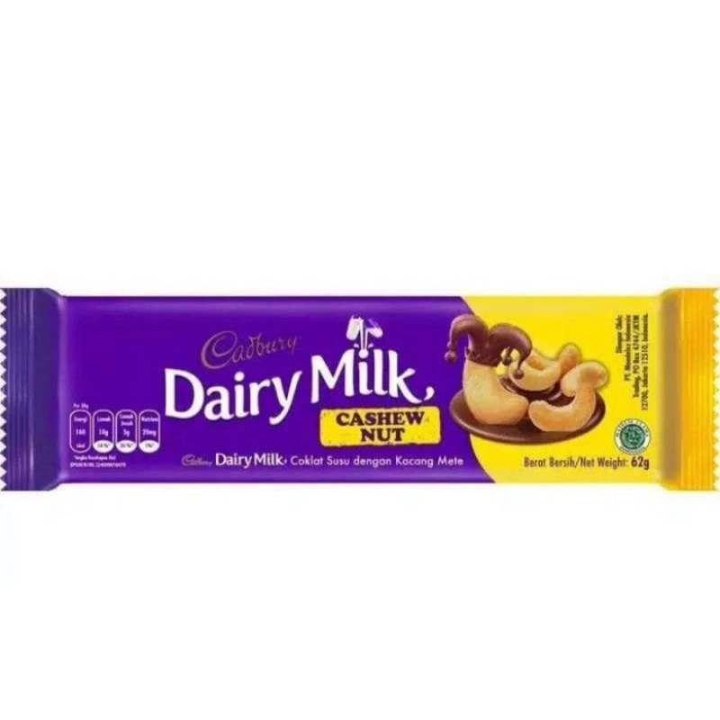

Cadbury dairy milk 62 gr