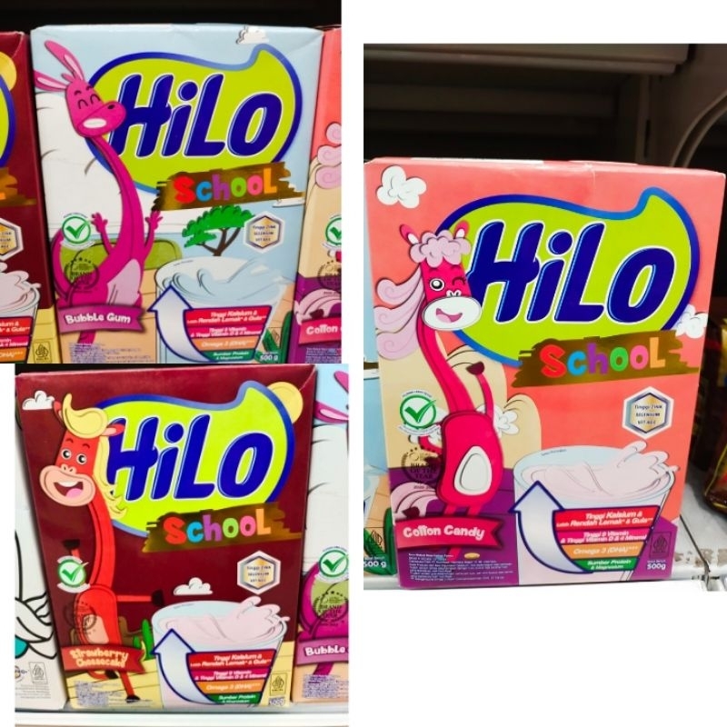 

HiLo School 500gr Susu Bubuk Rendah Lemak Tinggi Kalsium