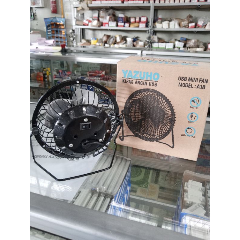 Kipas Angin USB Mini Fan 7 Inch YAZUHO