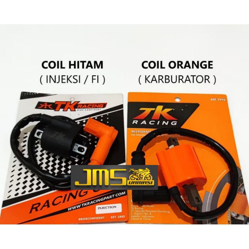 COIL KOIL TK RACING SEMUA MOTOR KARBURATOR DAN INJECTION KLX150 RXKING TIGER FIZR SCOOPY KARBU MEGAP