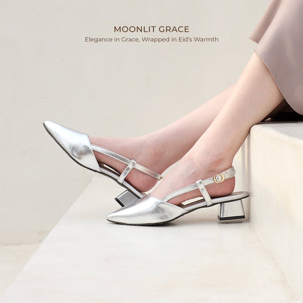 WINOD - Holy Sandal Heels Hak 3cm Kerja Wanita Korea Elegan