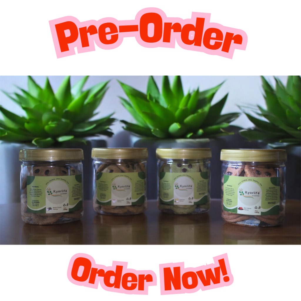 

KYORLIFE - Cookies Sehat Herbal Alami Daun Kelor dengan 4 Varian Rasa (PRE-ORDER!!!)