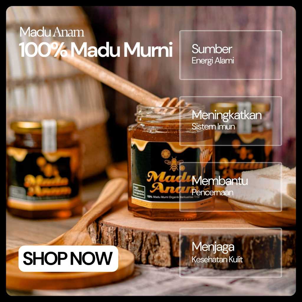 

Madu Asli Madu Anam/Madu Berkualitas Super/Grade A Mencegah Jerawat dan Membuat Tidur Lebih Nyenyak