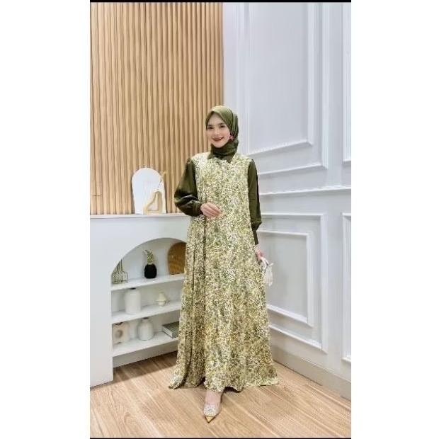 Mahira dress gamis rayon busui