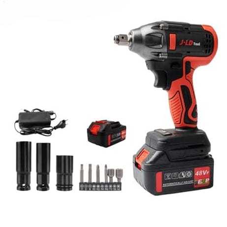 Cordless Impact Wrench Brushless Bor Baterai 48Volt JLD